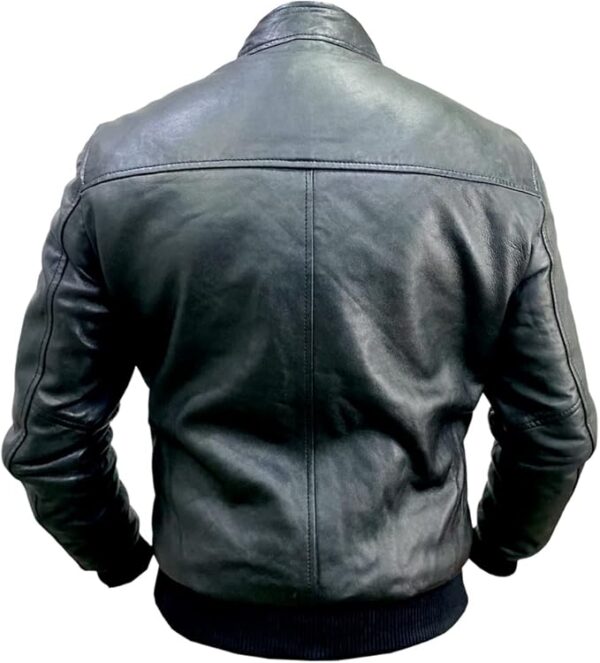 URBANSBEE Men's Leather Jacket 4