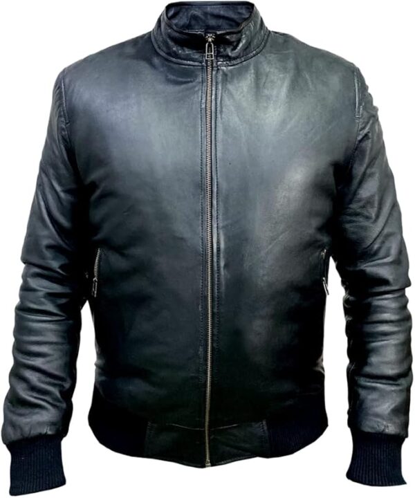 URBANSBEE Men's Leather Jacket 2