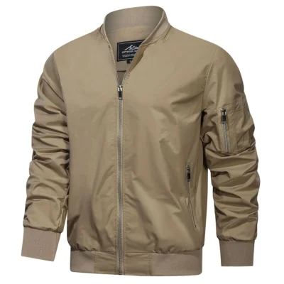DesertVibe™ Utility Bomber Jacket