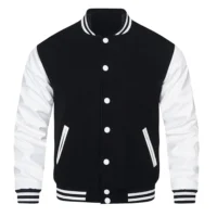 Urban Legend Black & White Varsity Jacket
