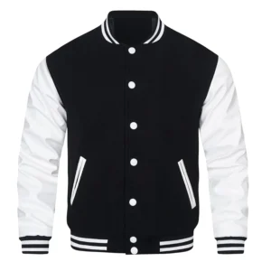 Urban Legend Black & White Varsity Jacket