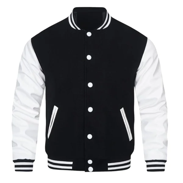 Urban Legend Black & White Varsity Jacket
