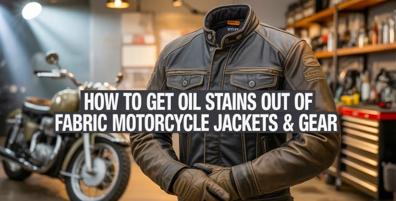 How to Get Oil Stains Out of Fabric Motorcycle Jackets