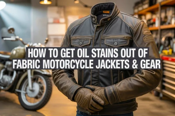 How to Get Oil Stains Out of Fabric Motorcycle Jackets