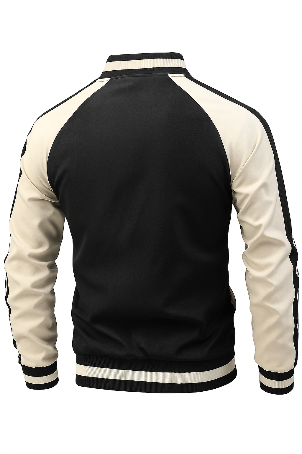 Midnight Stride Retro Bomber Jacket