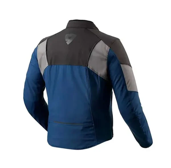 Back Rev’It Blue-Black Motorcycle Jacket