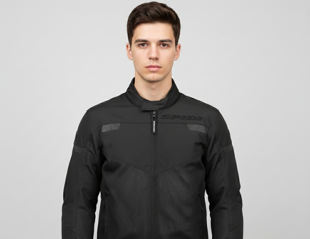 Spidi Tour Net Tex Black Motorcycle Jacket