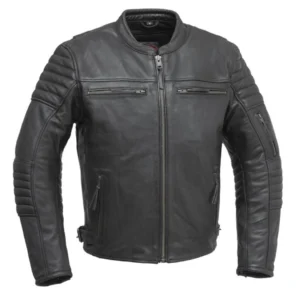 Rogue Rider Black Leather Biker Jacket