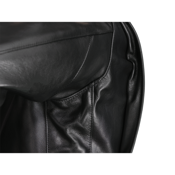 Shadowhawk Classic Leather Biker Jacket