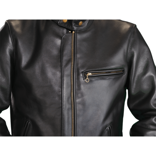 Shadowhawk Classic Leather Biker Jacket
