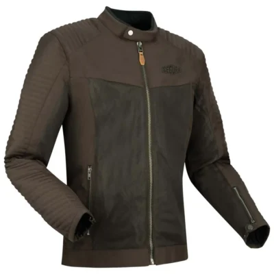 Ridge Brown Leather Biker Jacket