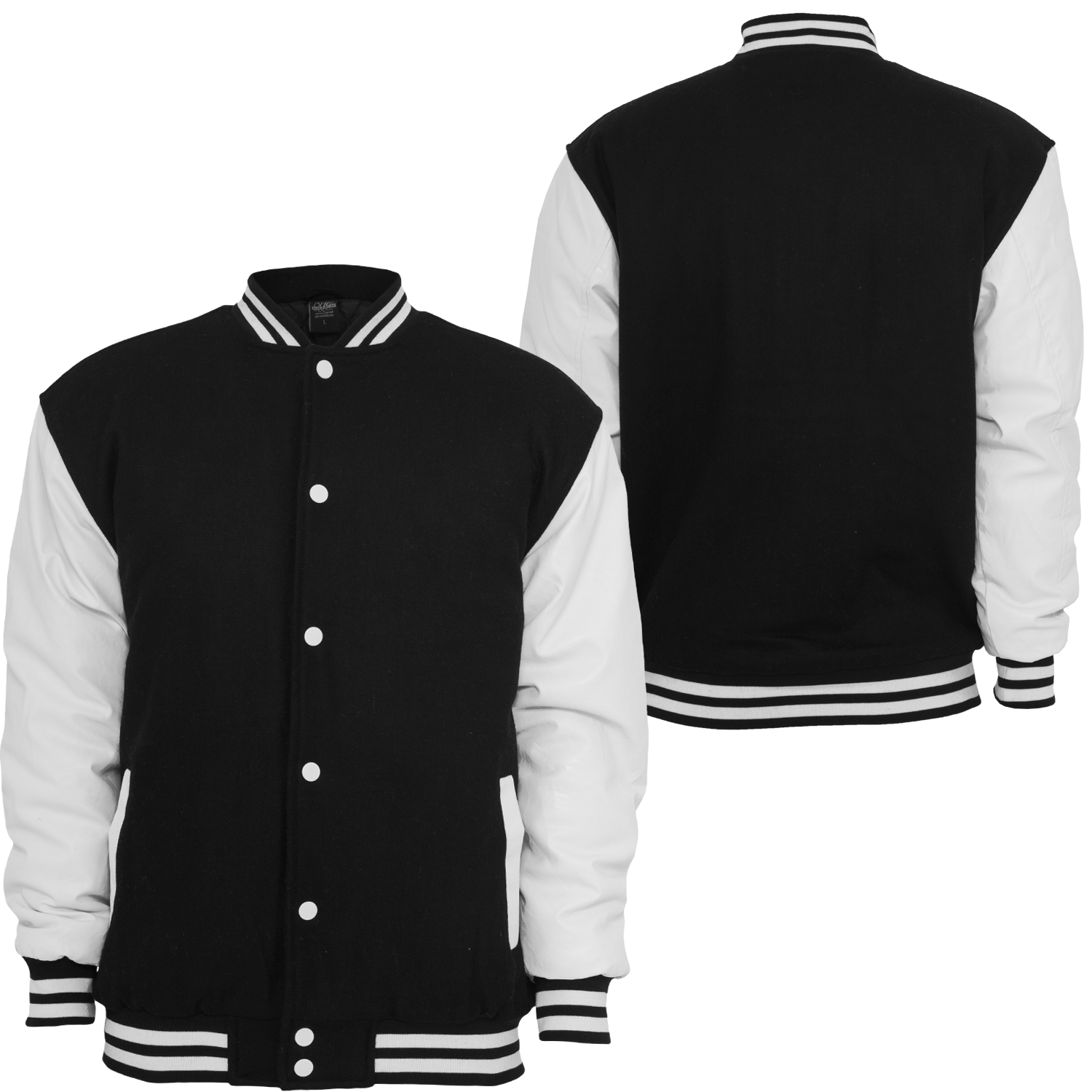 Urban Legend Black & White Varsity Jacket
