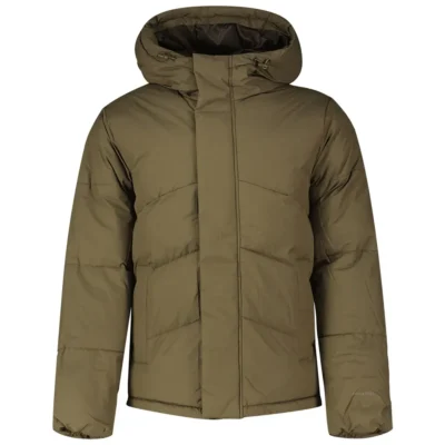 Olive Green Insulated Puffer Jacket