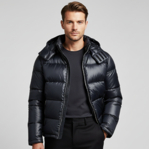 UrbanShield Hooded Puffer Jacket for Men